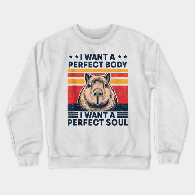 i want a perfect body i want a perfect Crewneck Sweatshirt by Palette Harbor